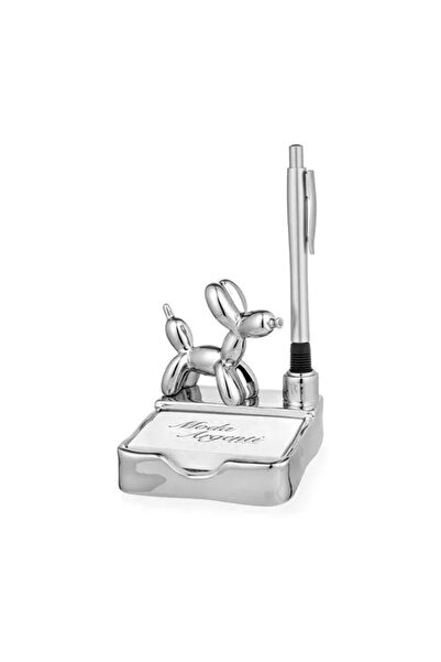 Moda Argenti Suport pentru post-it de birou „Cane Palloncino”