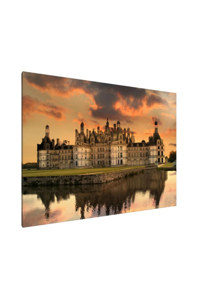 PozaTablou Pictură pe pânză: Castel maiestuos la amurg 90x70 cm