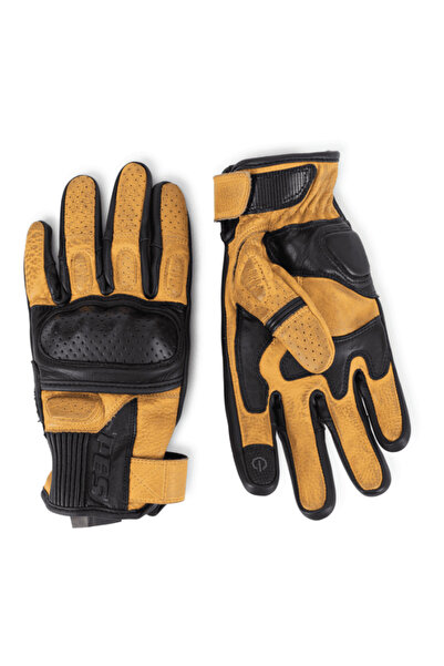 Pes Holding PES Venue Мъжки перфорирани кожени мотоциклетни ръкавици с TPU за...