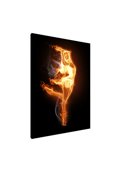 PozaTablou Tablou pe pânză Dansator de flăcări 40x60 cm