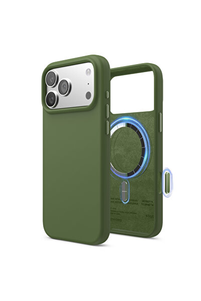 Elago iPhone 17 Pro Max 6.9 Manyetik Silikon Kılıf– MagSafe Uyumlu Premium Yu...