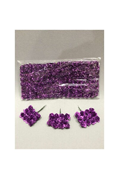 Fiyonks Atölye Decorative Paper Rose 1 Pack 144 Pieces, Decorative Paper Rose, Tulle Decoration, Bohça Decoration
