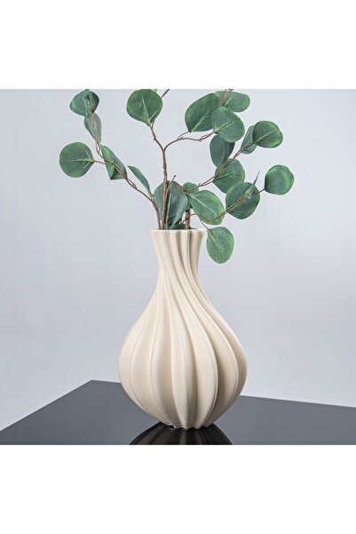 Global-Store Ceramic vase Global Store Bud beige