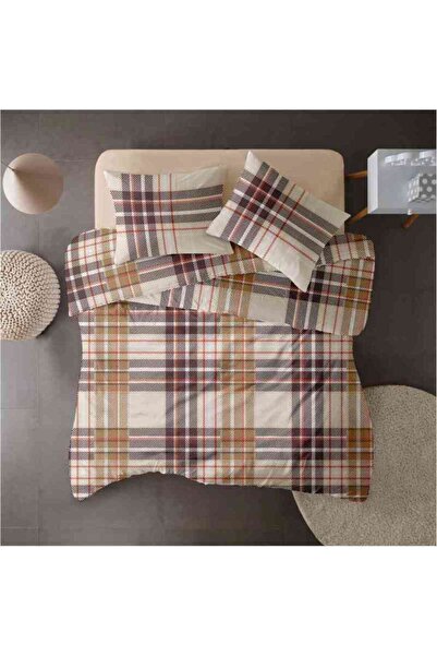 Dormisete Sheet set 240x260 cm + duvet cover 200x220 cm + 2 pillowcases 50x70 cm DHome Renforce beige cotton