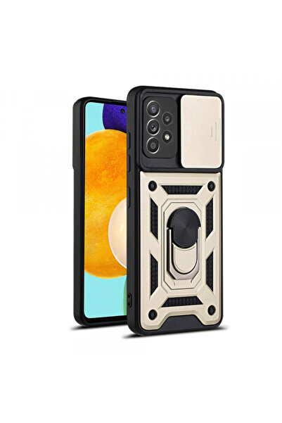 Samsung Case for Galaxy A53 5G A536, Techsuit, CamShield, Gold
