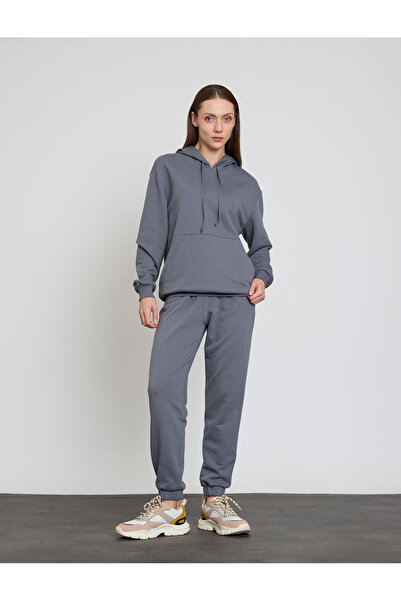 BGN workshop Hanorac cu glugă cu croială confortabilă + buzunar frontal