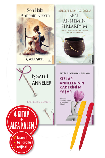 Destek Yayınları Alfa Kalem+ Sen Hala Annenin+Ben Sırlarıyım+İşgalci+Kızlar A...