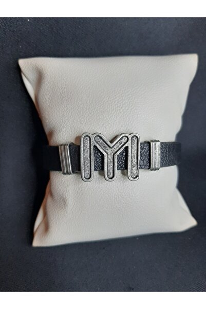 MRYart Kayi Length Faux Leather Bracelet Black