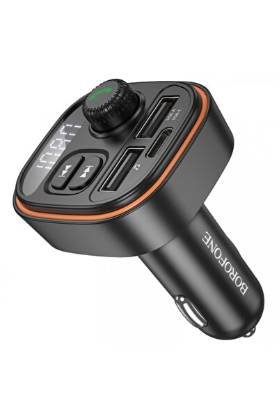 Borofone Modulator FM Bluetooth BC59 Heroic, 2 x USB-A - 1 x USB-C