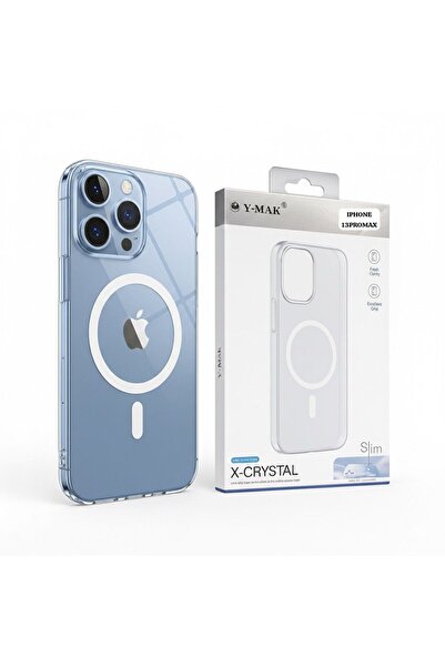 Ymak iPhone 13 Pro Max Hard Slim MagSafe Case – Clear