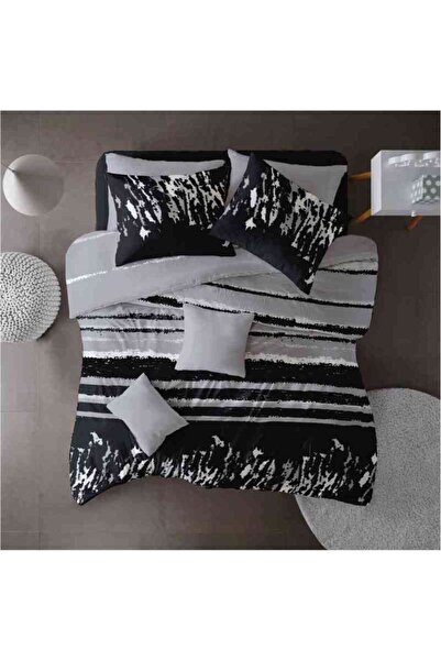 Dormisete DHome Renforce Cotton Bedding Set 240x260 + Duvet Cover 200x220 + 2 Pillowcases 50x70 (Grunge)