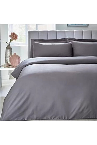 Dormisete DHome Color bedding set 240x280 + duvet cover 200x220 + 4 pillowcases 50x70 Gray