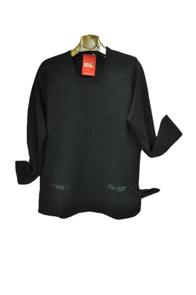 elma abone New Season Cold Yarn Stone Tricot Sweater