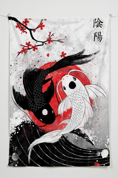 RUGRUMBA Anime Baskılı Duvar Örtüsü – Anime & Gamer Temalı, Kaliteli Kumaş, T...