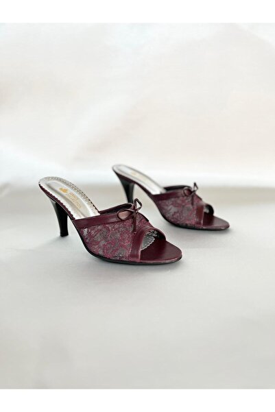 MOD10 Heeled Slippers Daily Slippers Evening Slippers Dowery Slippers Net Slippers Transparent Slippers