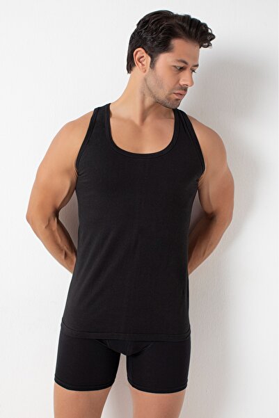 donset Men's 6-Pack Black Color Underwear