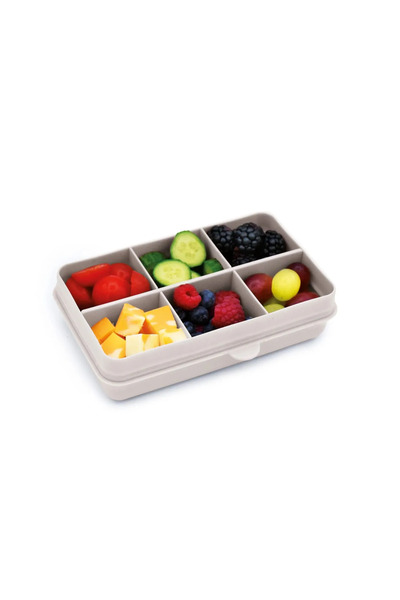 Melii Luxe 6 Compartment Snack Box - Ivory