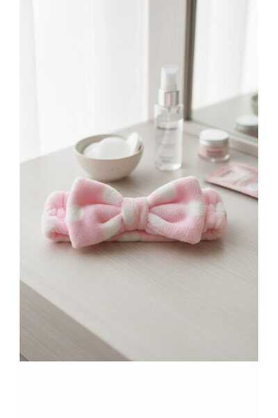 bujiteris 🎀 Sevimli Fiyonklu Makyaj ve Cilt Bakım Bandı 🎀