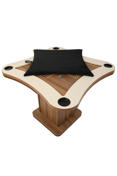 4P Neom Plot & Jacaro 2*1 Table - MDF - 97×97×73 cm (Black)