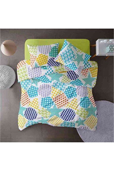 Dormisete DHome Crepe bedding set 220×230 + duvet cover 180×210 + 2 pillowcases 50×70 - Green