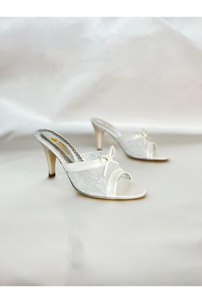 MOD10 Heeled Slippers Daily Slippers Evening Slippers Dowery Slippers Net Slippers Transparent Slippers