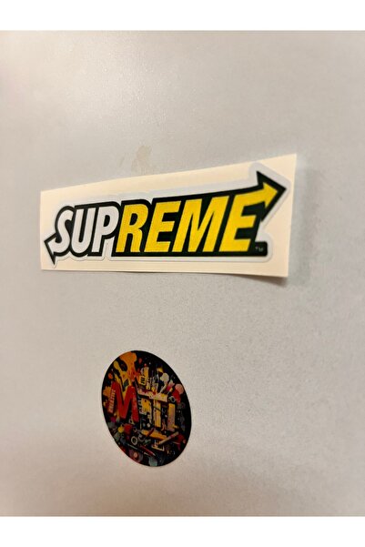 sticker Supreme 10X3Cm Foil Coating-Car Motorcycle Helmet Modified and Accessory Material