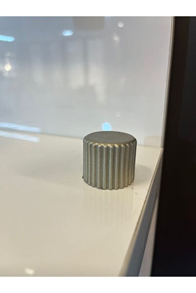 Taşkın Aksesuar Petra Hard Plastic Button Handle Bonj (2 Pieces) Cabinet Door Tv Unit Modern Drawer Furniture Single Hole