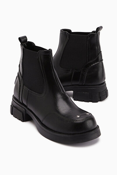 Limoya Emely Black Elastic Women's Boots