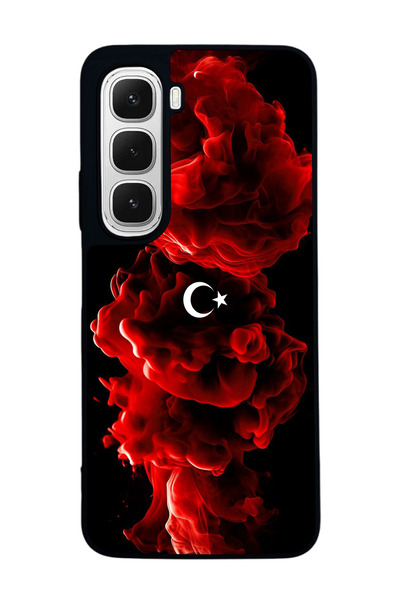 BGAKSESUAR حافظة سوداء متوافقة مع هاتف Infinix Hot 60 - سيليكون ناعم، واقي، غ...