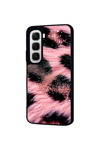 BGAKSESUAR Infinix Hot 60 Matte Compatible Black Case – Soft Silicone, Protective, Shock-Absorbing Cover