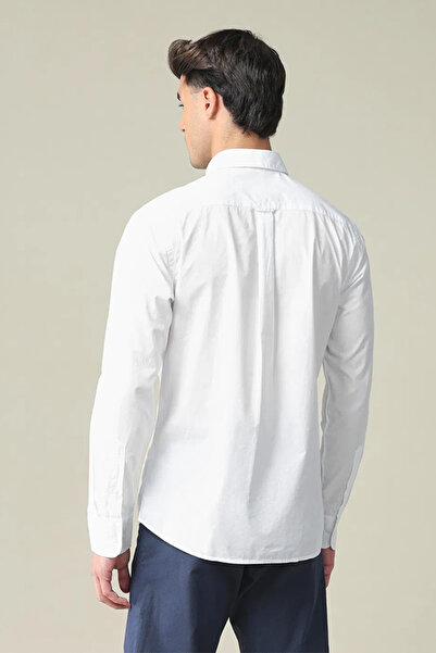 U.S. Polo Assn. Mens Vertical Striped Tailored Fit Cotton Shirt