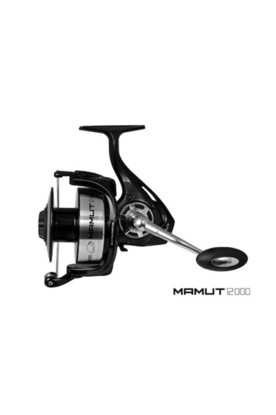 DELPHİN Mulinetă MAMUT 12000 XXL pentru somn/crap, 7R, frână frontală