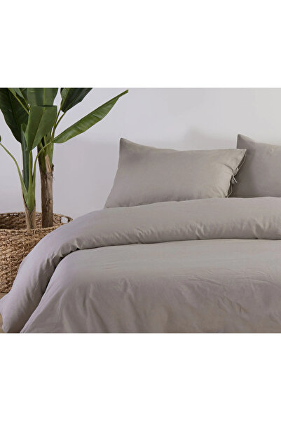 Nef Nef Homeware Cearsaf pat Queen Size Cotton-Linen 240X270 Beige