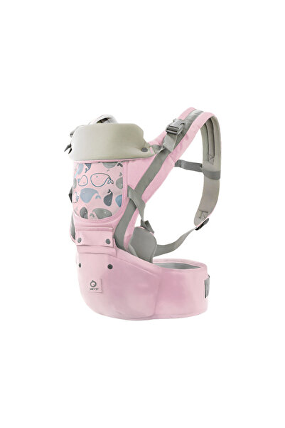 AVYRA Ergonomic Baby Carrier, 12 Carrying Positions, Up to 20 kg Pink