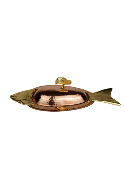 Cuvesta Modern Handmade Copper Fish Serving Plate 50cm