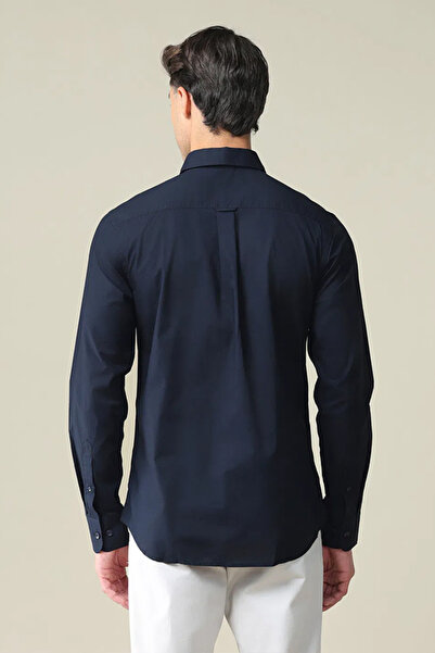 U.S. Polo Assn. Mens Black Horizontal Stripe Cotton Shirt