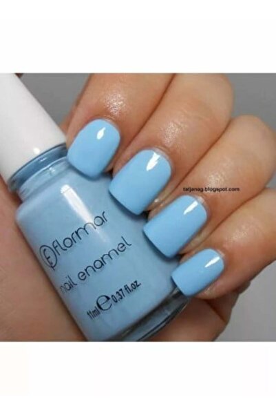 Flormo طلاء أظافر فلورمار طويل الأمد لامع 423 أزرق فاتح