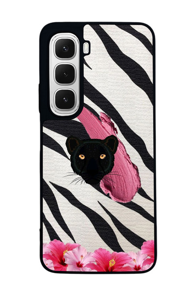 BGAKSESUAR حافظة سوداء متوافقة مع هاتف Infinix Hot 60 - سيليكون ناعم، واقي، غطاء ممتص للصدمات