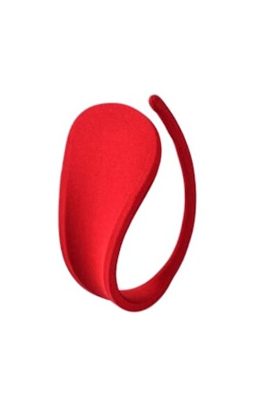 OEM EVNC Self-Supporting C-String Invisible Thong, Strapless, Size S-M, Red