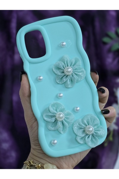 Magic Ring حافظة هاتف أنيقة متوافقة مع سامسونج جالاكسي A02S بلون أخضر مائي مع...