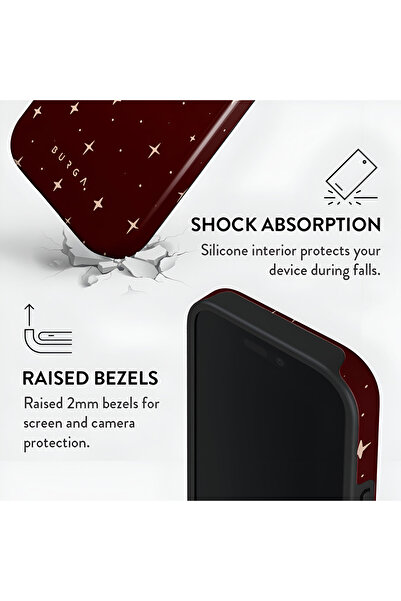 HYPERSOFT iPhone 17 Pro (6.7 Inch) Compatible Patterned Burga Series Double Layer Premium Case