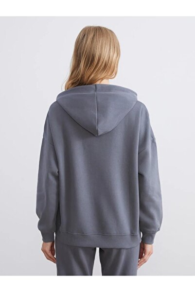 LC Waikiki Brooklyn με τύπωμα oversized Γυναικεία χοντρή κουκούλα (W5)