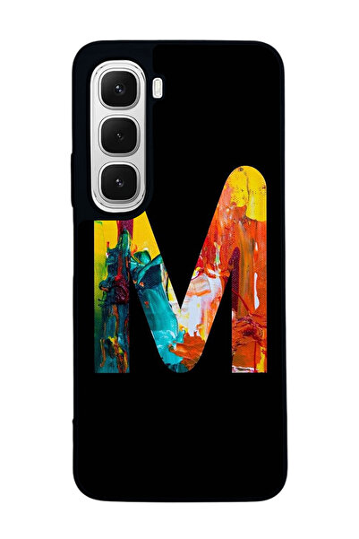 BGAKSESUAR حافظة سوداء متوافقة مع هاتف Infinix Hot 60 - سيليكون ناعم، واقي، غ...