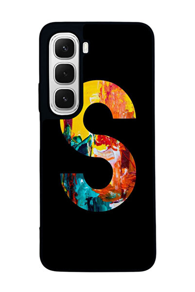 BGAKSESUAR حافظة سوداء متوافقة مع هاتف Infinix Hot 60 I Matte - سيليكون ناعم،...