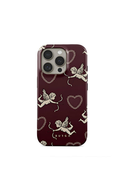HYPERSOFT iPhone 17 Pro (6.3 Inch) Compatible Patterned Burga Series Double Layer Premium Case