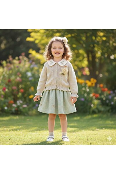 Bisahane Girl's Cardigan Set