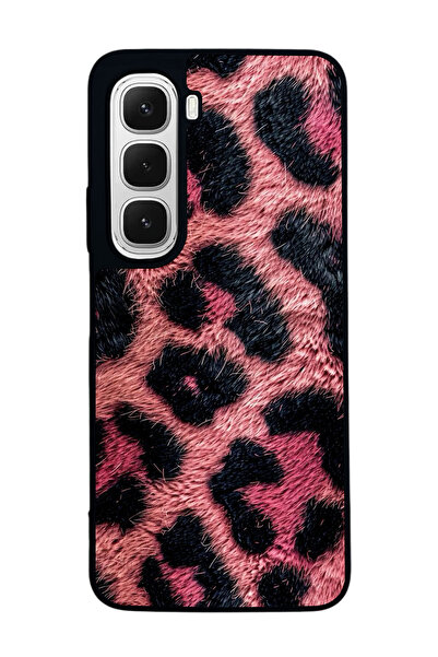 BGAKSESUAR حافظة سوداء متوافقة مع هاتف Infinix Hot 60 - سيليكون ناعم، واقي، غ...