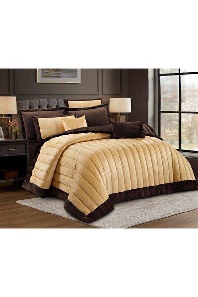 SADANHOME Luxurious velvet winter bedspread - 6 pieces - double size