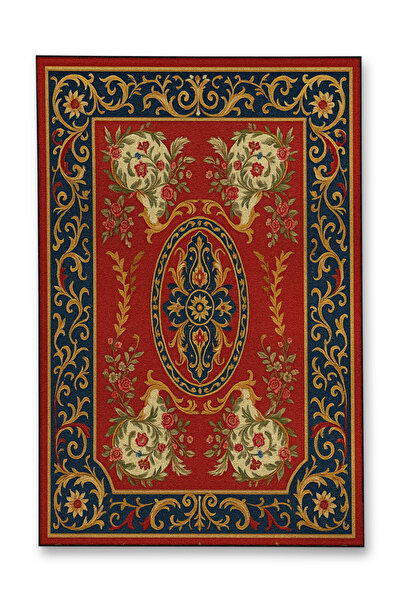 Rugs Modern Halı سجادة موسو الحديثة ذات النمط الزهري التقليدي ذات اللون العنا...