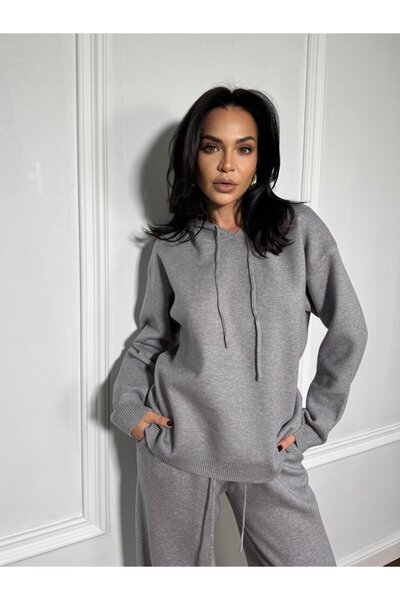 CC STORE SAMIRA long two-piece set, soft knit blouse and pants